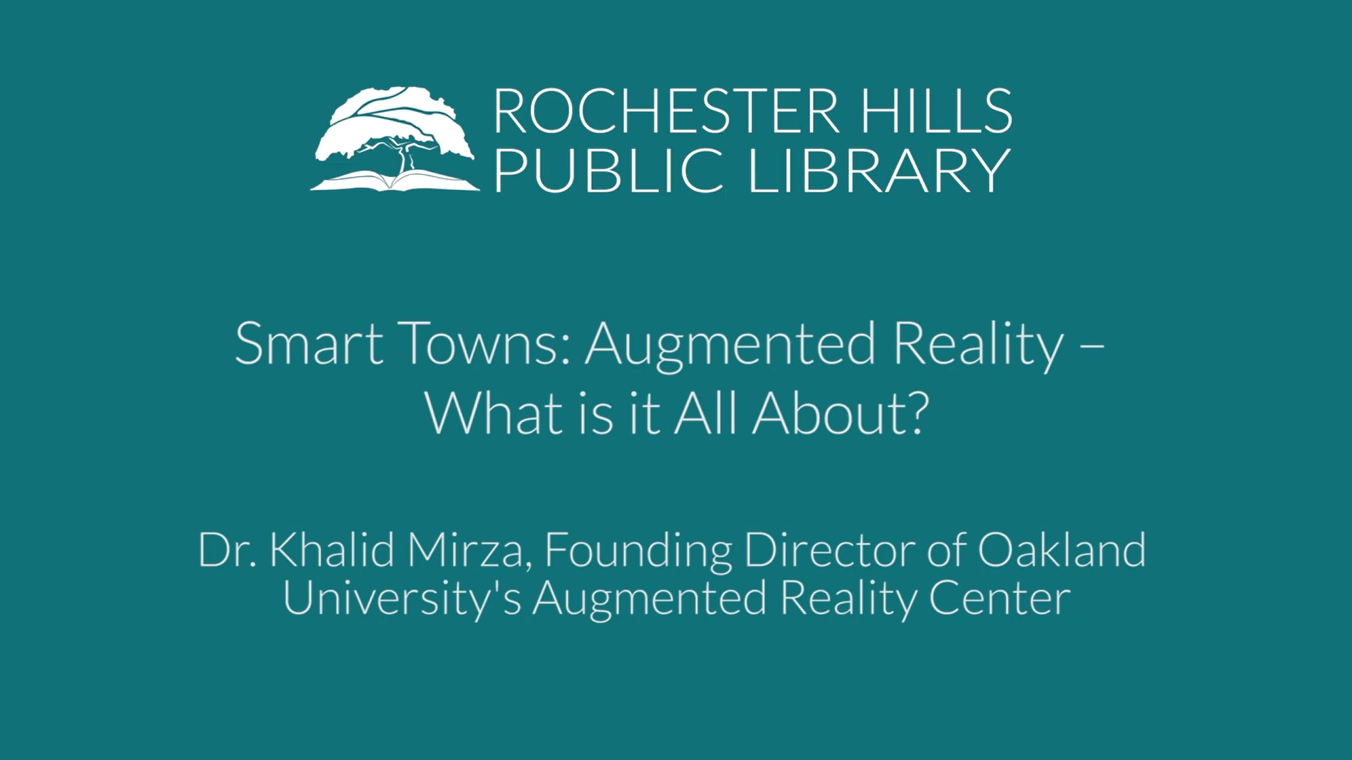 Smart Towns: Augmented Reality – What is it All About?
