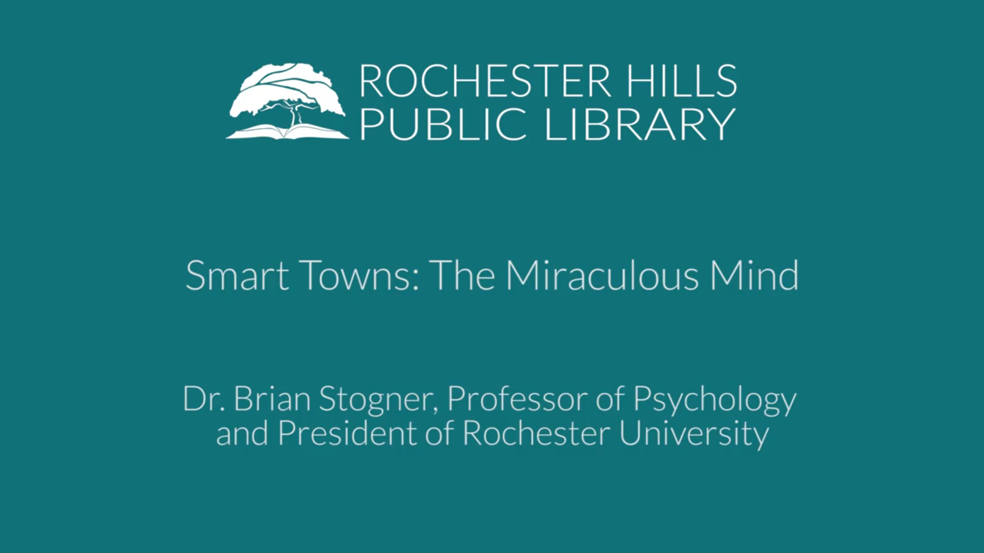 Smart Towns: The Miraculous Mind
