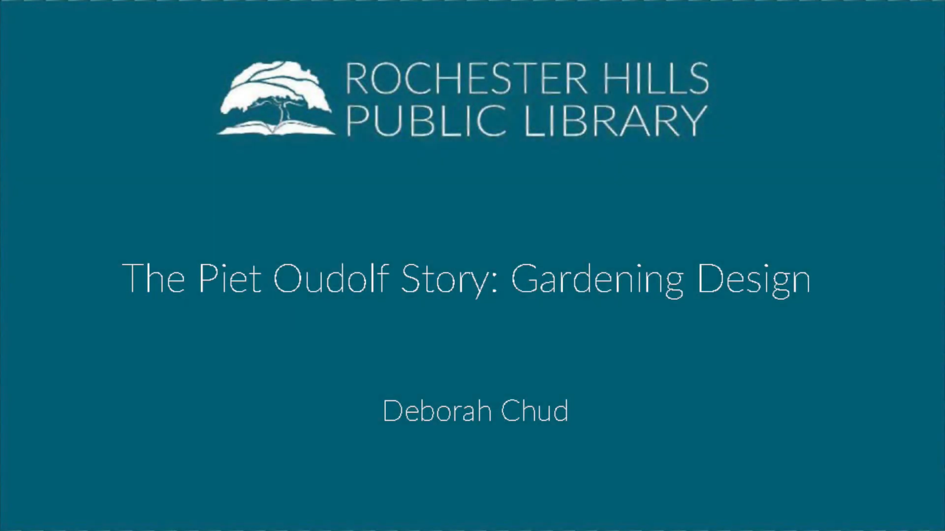 The Piet Oudolf Story: Gardening Design